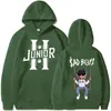 Hoodies femininos 2024 Júnior H Sad Boyz Hoodie Man Mulher Harajuku Hip Hop Tops Tops Sweatshirt Music Fãs do presente