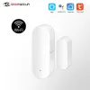 Kontrollera Tuya Smart WiFi Door Window Sensor Magnetic Contact App Control Work med Alexa