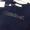 Populante maglietta per bambini Designer Abiti da design Multi Color Letter Printing Girls Short Maniche taglia 100-150 cm Boys Tees Summer Tshirt 24pril