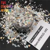 Paillettes TCT260 Mélangez couleur Round Dot Shape Nails Nail Art Decoration Corps Makeup maquilleur PEINTURE PEINTURE GEL