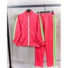 Designer maschile jogging casual a maniche lunghe 2 abiti da strada singolo abbigliamento sportivo con cerniera