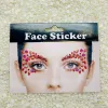 Tatueringar Nya 3D -strass för ansikte Bright Face Stickers Festival Adhesive Glitters Face Makeup Crystals Diamond Gems Jewels Stickers