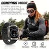 Wojskowe Outdoor Men Smartwatch 2,0 -calowy ekran z bezprzewodowym Calling Compass 100+ Sports IP68 Wodoodporny 620 zegarków baterii