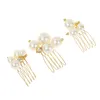 Clip per capelli 3pcs pettine da sposa pettine pezzi Marrige Accessorio per stile fai -da -te