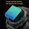 Wristwatches 2024 New Mens Smart Watch AMOLED Screen Moment Display Time 400 MAH Ultra Capacity Battery Bluetooth Call Smartwatch Men Women 240423