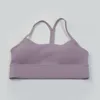 T-shirts pour femmes Sports Yoga Bra avec Y-Back rassemblé pour la fitness coulant à vélo rapidement respirant