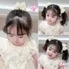 Hair Accessories 2 Pcs/Set Baby Girls Cute Lace Bowknot Ornament Hair Clips Children Lovely Star Crown Barrettes Hairpins Kids Hair Accessories