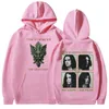 Felpa con cappuccio maschile di felpe da rock band type -negative the green man hoodie felpa con cappuccio con cappuccio con cappuccio con cappuccio da uomo hip hop vintage hip hop plavover oversize unisex 240424