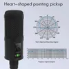 Microfones BM65 USB Condenser Microphone Studio Gaming Stream Singing Karaoke for PC Computer Recording Mic