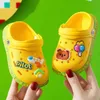 Sandals 2023 Baby Cute Sandals for Boys Girls Cartoon Kids Shoes Summer Toddler Flip Flops Children Home Beach Swimming Slippers 240423