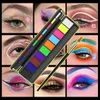 Body Paint 10-color Water Activation UV Painting Palette Set Face Water-based DIY Fluorescent Body Paint Camouflage Paste Eyeliner Makeup d240424