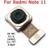モジュールXiaomi Redmiのオリジナルリアバックカメラノート11カメラモジュールバックサイドビュー修理Flex交換スペアパーツ