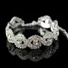 Delysia King Women Elegante bracciale di lusso Ladies Ladies Unlimited Rhinestone Change Generali per feste di compleanno (colore argento) 240423