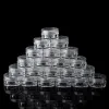 Bottles 50pcs Empty 5ml Clear Plastic Cosmetic Pot Jars for Nail Art Decorations Glitter Eyeshadow Makeup Face Cream Lip Balm Containers