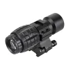 Optics Fire Wolf Tactical Red Dot Sight Optical 3x Magnifier si adatta alla vista a punta rossa con capovolgimento a lato della caccia al monte picatinny weaver