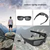 Lunettes de soleil HD 1080p mini caméscoffinets Camera Camera avec casque Bluetooth Polarise Sunglasses Sports Camera Writing Cycling