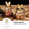 Bouteilles de rangement Jar en verre du réservoir décor de mariage de Pâques de Pâques Candy alliage de cuisine contenant des aliments