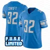 Amon-Ra St. Brown Jahmyr Gibbs Jersey Sam LaPorta Barry Sanders Jared Goff Jameson Williams Malcolm Rodriguez Brian Branch Jack Campbell Legacy Replica Jersey