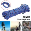 Accessoires 10m/15 m/20m/30m klimtouw buiten reddingskabel klimblok Veiligheid Rope Paracord Verzekering Escape Rope Wandel Survival Tool