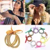 5 datorer/set Bowknot Party Favor Glitter Bangles Girls All Weather Stack Sile Plastic Glitters Jelly Armband Gifts Drop Delivery Home GA DHDN5 S DHDN