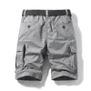 Shorts maschile maschi 2024 Summer Cotton Cargo Fashion Khaki Pantaloni corti casual Shor