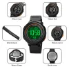 Accessoires Skmei Nieuw elektronisch horloge Men Sport Digital Beweging Horloge LED Licht Waterdichte 2 -time Stopwatch -wekker Relojio Masculino