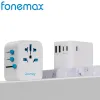 Chargers Fonemax 17W 35W Universal Travel Adapter Allinone Travel Charger mit 2 USB -Häfen und 3 Typ -C -Wandladegerät für US EU Travel