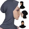 Berets 2 PCs muslimische Damen Hut Full Neck Turban Undercap für Frauen Hijab Lady Unterstiche Frauen