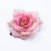 Fleurs décoratives 100pcs en gros roses artificielles accessoires de décoration de maison Silk de mariage pour le scrapbooking DIY Cadeaux