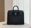 Femme designer Epsom Leather Hands Sac 7a en cuir authentique pur cire pure couture luxe français extérieur silverhpm3