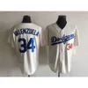 Baseball Jerseys Edition Broidered Jersey Dodgers Training Sports avec une grande quantité de maillots, préférée