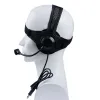 Accessoires Wosport Tactical HD02 Round Edge Headset U94 -stijl PTT voor ICOM Kenwood Midland Motorola