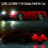 Cars LD1803 LDRC NSX 1/18 2.4G 2WD RC Car Drift Vehicles RTR Simulation LED Lights Full Scale Remote Controlled Model Children Toys