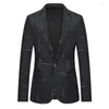 Men's Suits 2024 Suit Coat Korean Wave Slim Handsome Leisure Business Youth Small Fashion Men Drop Ship