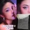 Tattoos 1 PCs selbstklebende Diamanten Lidschatten Aufkleber Farbe Kristall Diamant DIY Eyes Gesicht Körper Make -up Dekorationen Strasssteine