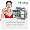 Newface New Design 7 i 1 väte syre ansiktsmaskin multifunktion vatten jet skal rengöring por ren mikrobubblor sprayer