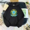 Sweatshirts brazil hoodies male graphic y2k aesthetic men clothing hoddies Korea