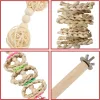 Toys 13 Pcs/set Bird Toys Pet Parrot Bird Standing Natural Wood Bird Cage Toys Parrot Swing Chewing Toys for Budgies Birds Atiel