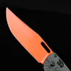 Taggeout 15535 Carbon Fiber Handle Hunting Camping Folding Knife Outdoor Survival EDC Pocket Knife