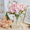 Dekoracyjne kwiaty sztuczne białe hortensje Bukiety jedwabne sztuczne domowe przyjęcie weselne