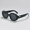 Lunettes de soleil designer marques hommes femmes rétro petit cadre pressé verres ovales premium UV400 lunettes de soleil polarisées mode extérieure