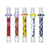 Wig Wig Wig Pipes en verre coloré 10 mm Femelle Femelle filtre Ppipes Hands Porte-cigarette Bubbler Tips Portable Innovative Water Type Water Tuine Huile