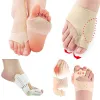 Behandling Bunion Corrector Big Toe Separator Foot Pad Cushion Heel Protector Insoles Valgus For Toe Finger Separator Fötter Rättare