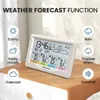 Household Thermometers Weather Station Indoor/Outdoor Wireless Sensors Digital Thermometer Hygrometer LED LCD Display Thermometer With 3 Remote Sensors T240422