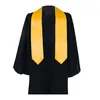 Scarves Y166 Graduation Plain Stole Angled End Teens College Ceremony Scarf