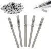 Bits Nouveau bande de ponçage de manucure en acier inoxydable de 3,1 mm MANDREL 3/32 "Arbre à ongles électrique Bit de polissage