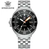 Wristwatches Steeldive SD1989 One-Piece Case 45MM Mens Diver Watch Automatic Mechanical BGW9 Luminous 1000M Waterproof Left Crown Reloj