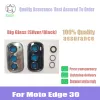 Filter för Motorola Moto Edge 30 Bakre bakre kamera Glasslins Huvudkameralinsglas med självhäftande klistermärke