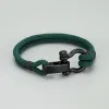 Strands VOQ Outdoor Rescue Action Survival Bracelet Stainless Steel Adjustable Buckle Braided Milan Rope Bracelets Handmade Jewelry Gift