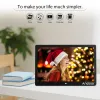 إطارات Andoer 17inch إطار الصورة الرقمية 1920*1080 شاشة LED عالية الدقة شاشة إطار إطار إطار فيديو مع جهاز التحكم عن بُعد